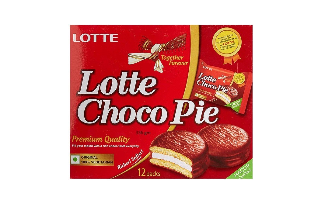 Lotte Choco Pie    Box  336 grams